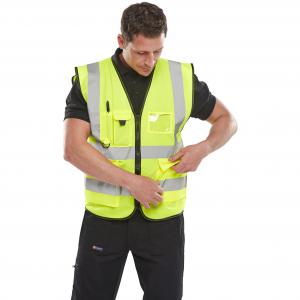 Image of Beeswift Executive High Visibility Waistcoat BSW15967