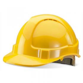 Beeswift Safety Helmet Yellow One Size BBVSHRHY BSW16086