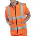 Beeswift High Visibility Reversible Bodywarmer OrangeGrey 4XL BWENGOR4XL BSW16088