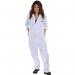 Beeswift Click Boilersuit Cotton Drill White 34 CDBSW34 BSW16189
