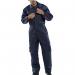 Beeswift Click Quilted Boilersuit Navy Blue 58 QBSN58 BSW16621