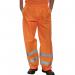 Beeswift Lightweight EN471 EN343 JacketTrouser Suit Orange 4XL TS8OR4XL BSW16824