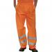 Beeswift Lightweight EN471 EN343 JacketTrouser Suit Orange XL TS8ORXL BSW16830