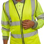 Beeswift High Visibility Waistcoat Zip Fastened BSW16836