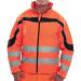 Beeswift Eton High Visibility Soft Shell Jacket Orange/Black 4XL BSW16887