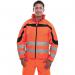 Beeswift Eton High Visibility Soft Shell Jacket OrangeBlack 4XL BSW16887