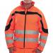 Beeswift Eton High Visibility Soft Shell Jacket OrangeBlack 3XL ET41OR3XL BSW16893