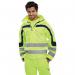 Beeswift Eton High Visibility Breathable EN471 Jacket Saturn Yellow 4XL BSW16894