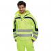 Beeswift Eton High Visibility Breathable EN471 Jacket Saturn Yellow L ET45SYL BSW16897