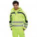 Beeswift Eton High Visibility Breathable EN471 Jacket Saturn Yellow 2XL BSW16901