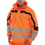 Beeswift Eton High Visibility Breathable EN471 Jacket Orange 4XL BSW16903