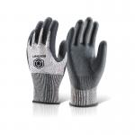 Beeswift Microfoam Nitrile Cut 3 Gloves Black L KS3L BSW17155