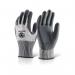 Beeswift Microfoam Nitrile Cut 3 Gloves Black L KS3L BSW17155