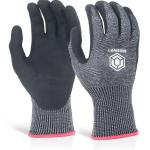 Beeswift Microfoam Nitrile Cut 5 Gloves BSW17159