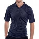 Beeswift B-Cool Short Sleeve Polo Shirt Navy Size 2XL BCPKSN2XL BSW17185