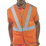 Beeswift Railspec Vest Polyester Orange 4XL BSW17361