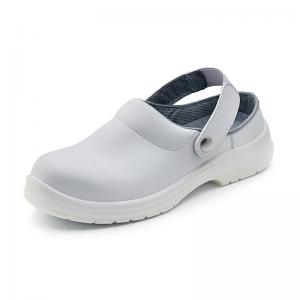 Beeswift Micro-Fibre Slipper Steel Toe Cap 1Pr White 7 CF84207