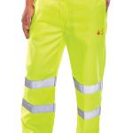 Beeswift High Visibility Fire Retardant Anti Static Trousers BSW18391