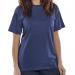 Beeswift Click Heavyweight Cotton T-shirt Navy Blue S CLCTSHWNS BSW18438