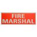 Beeswift Fire Marshal Reflective Back BSW18624