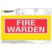 Beeswift Fire Warden Reflective Back BSW18625