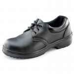 Beeswift Ladies Dual Density PU S1 Lace Up Shoe 1Pr Black 5 CF13BL05 BSW19491