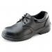 Beeswift Ladies Dual Density PU S1 Lace Up Shoe 1Pr Black 7 CF13BL07 BSW19494
