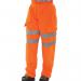 Beeswift High Visibility Fleece Jogging Bottoms Orange L BSJBORL BSW19522