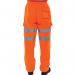 Beeswift High Visibility Fleece Jogging Bottoms Orange 3XL BSW19527