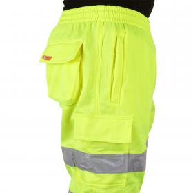 Beeswift High Visibility Fleece Jogging Bottoms Saturn Yellow L BSW19529