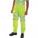 Beeswift High Visibility Fleece Jogging Bottoms Saturn Yellow XL BSJBSYXL BSW19532