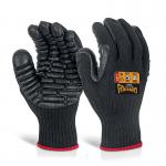 Beeswift Glovezilla Anti-Vibration Gloves Black XL BSW19773