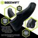 Beeswift Micro-Fibre Steel Toe S2 Slip-On Shoe 1 Pair Black 06.5 BSW19796