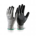 Beeswift PU Coated Cut 5 Gloves Black M BSW19872