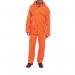 Beeswift Nylon B-Dri Weatherproof Suit Jacket and Trouser Pack Orange 4XL BSW20322