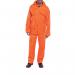 Beeswift Nylon B-Dri Weatherproof Suit Jacket and Trouser Pack Orange 4XL BSW20322