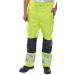 Beeswift Contrast Hi Vis Trousers Saturn Yellow 4XL BSW20445