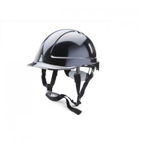 Beeswift B-Brand Reduced Peak Industrial Safety Helmet Black BSW20533