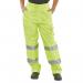 Beeswift Ladies Polycotton High Visibility Trousers Saturn Yellow 26 LPCTENSY26 BSW21931