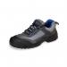 Beeswift Mesh Contrast Dual Density PU S1 Active Lace Up Trainer Shoe 1Pr BlackBlue 11 CF1711 BSW22197