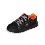 Beeswift Mesh Lined Nubuck Leather S1 Sneaker Trainer 1Pr Black 11 CF1811 BSW22210