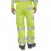 Beeswift High Visibility Trousers Saturn Yellow/Navy Blue 30T BSW22569