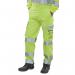 Beeswift High Visibility Trousers Saturn Yellow/Navy Blue 30T BSW22569