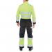 Beeswift ARC Flash High Visibility Coverall Saturn YellowNavy Blue 38 CARC7SYN38 BSW22599