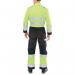 Beeswift ARC Flash High Visibility Coverall Saturn YellowNavy Blue 46 CARC7SYN46 BSW22603