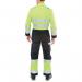Beeswift ARC Flash High Visibility Coverall Saturn YellowNavy Blue 50 CARC7SYN50 BSW22605