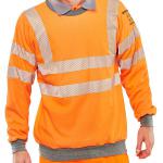 Beeswift ARC GO/RT High Visibility Sweatshirt Orange L BSW23004