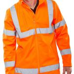 Beeswift Soft Shell Lightweight High Visibility Jacket BSW23325