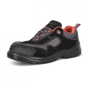 Beeswift Click Non Metallic Dual Density Trainer Shoe 1 Pair Grey/Black 03 BSW23332