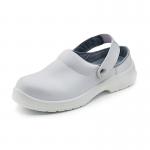 Beeswift Micro-Fibre Slipper Steel Toe Cap 1Pr White 6.5 CF84206.5 BSW23355